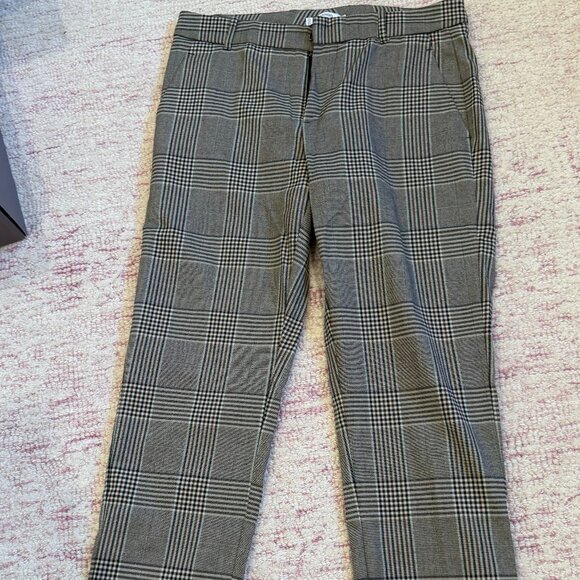 Mango Suit Plaid Pants- Women's Size 4 NWOT - Picture 1 of 3